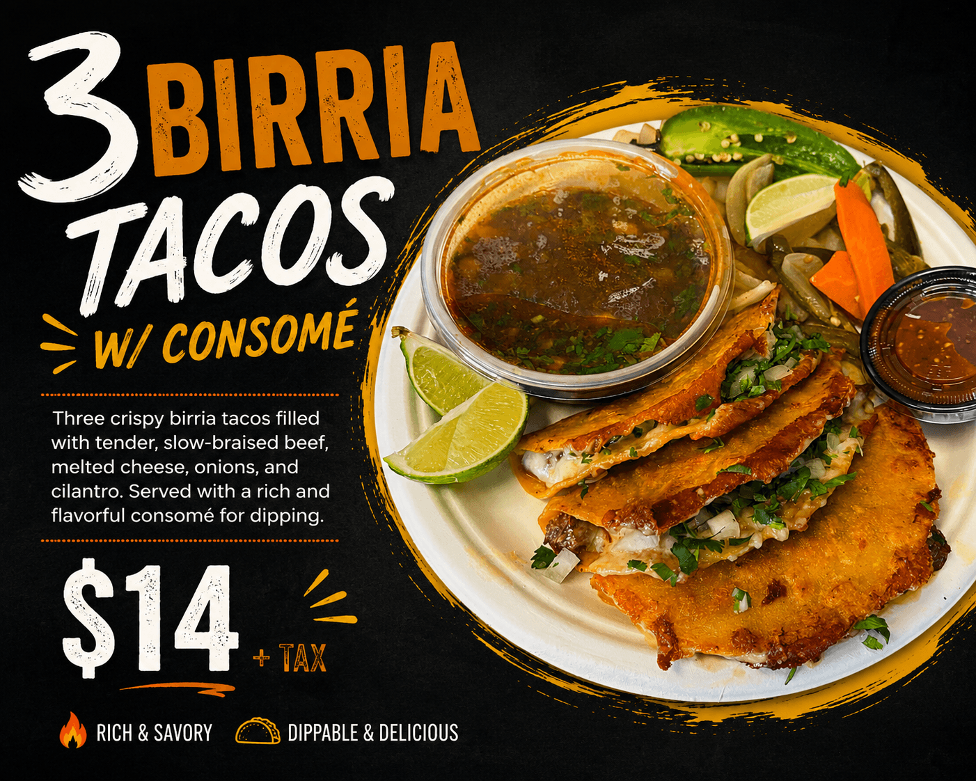 Birria tacos