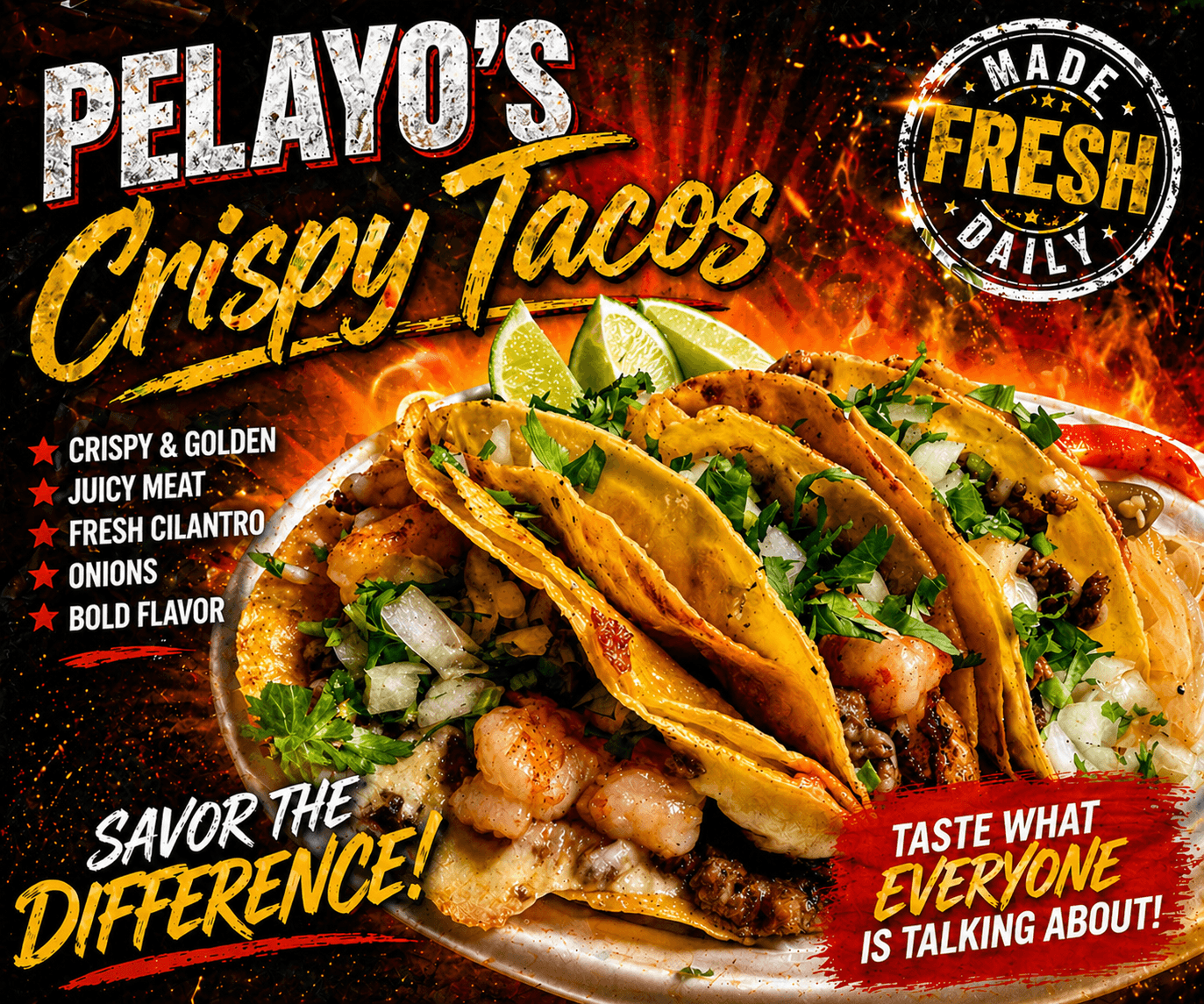 Taqueria El Pelayo Crispy Tacos