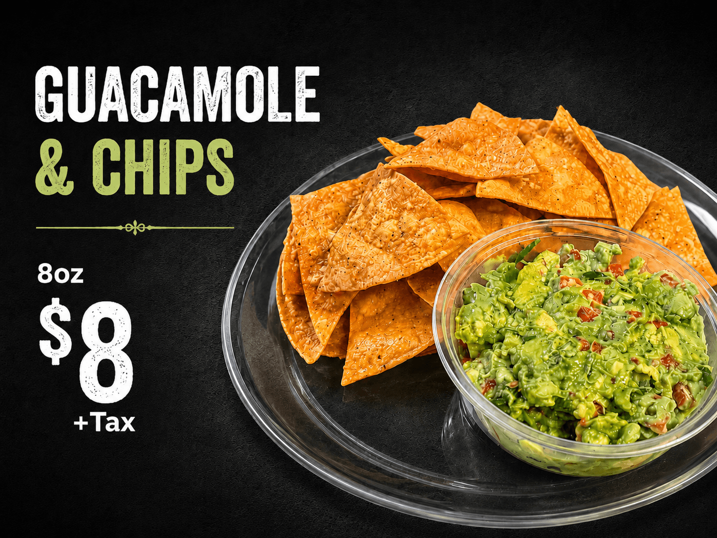 Guacamole and chips