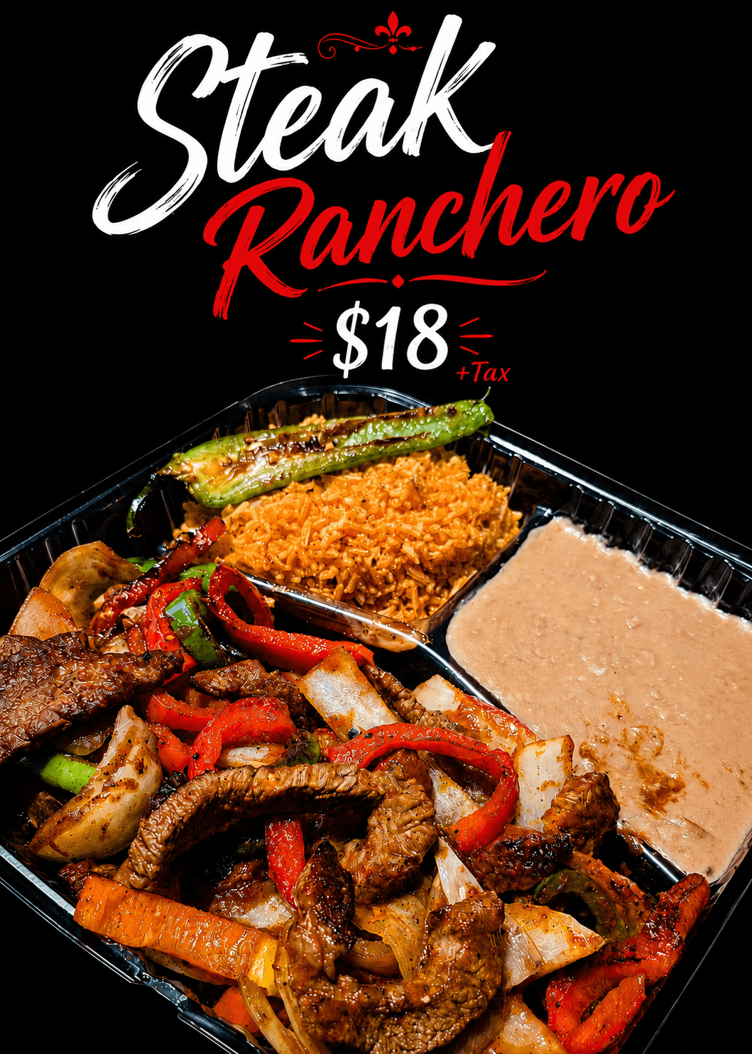 TODO: Update photo Steak Ranchero Plate