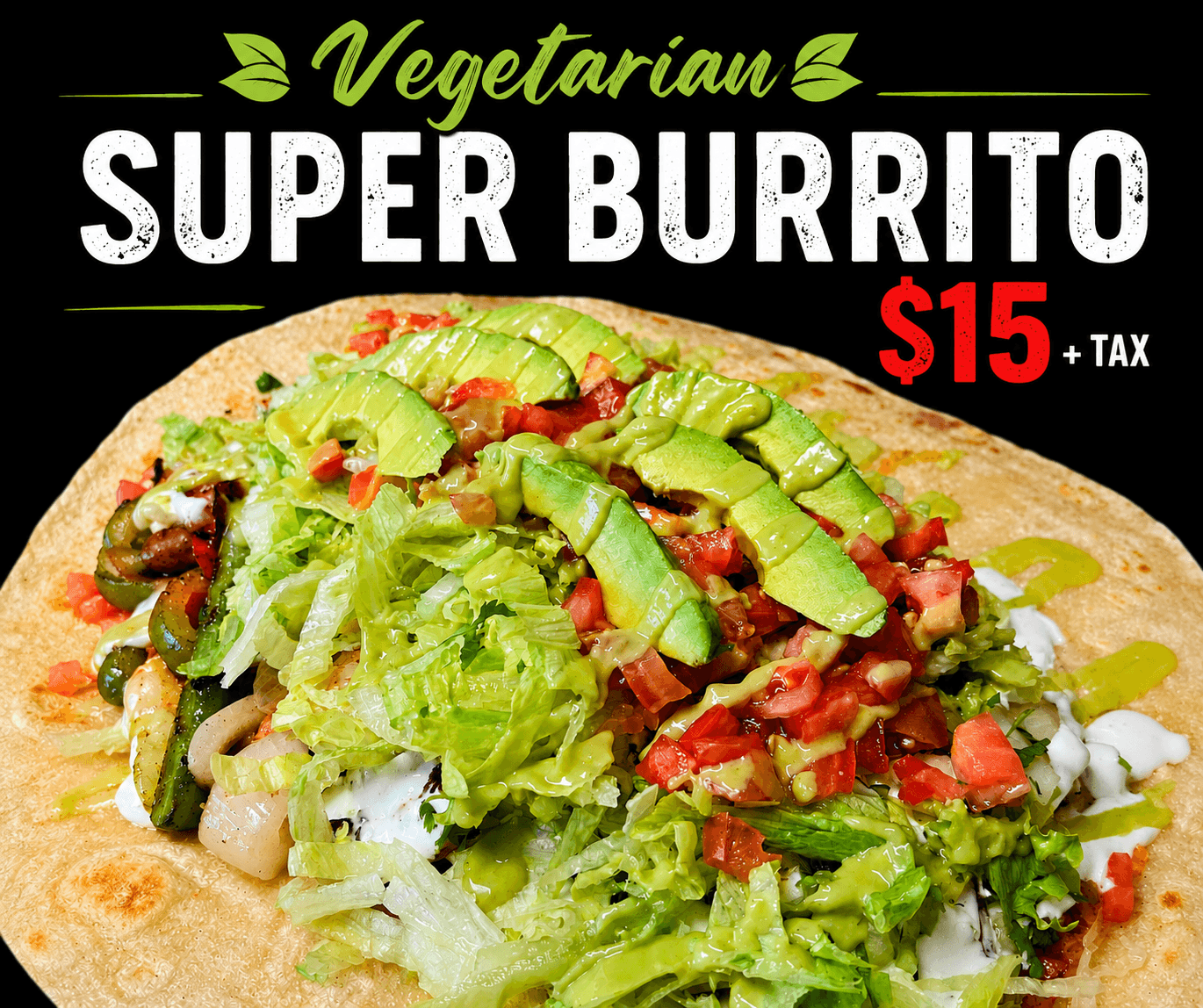 Vegetarian Super Burritos