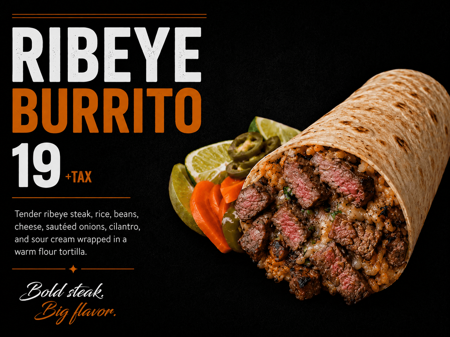 Ribeye Burrito